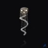 Pendant Swirl Crystal Chandelier (Bulbs Included)
