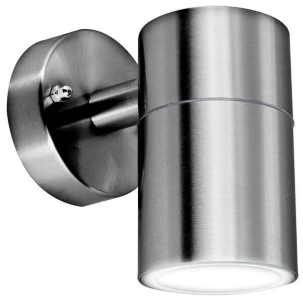 Extrastar Outdoor Down Wall light Stainless Steel IP44 (GU10 6W included)