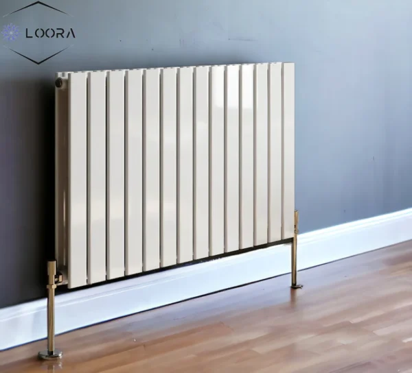 Horizontal Designer Flat Panel Wall Radiator 600x1050mm Double