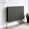 Horizontal Designer Flat Panel Wall Radiator 600x700mm Single