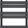 Flat Panel Modern Heated Towel Rail Anthracite 1000mm x 600mm