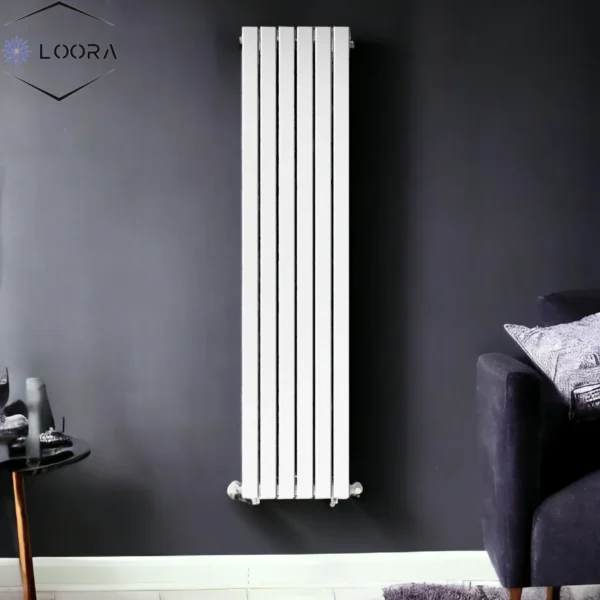 Vertical Designer Flat Panel Tall Radiator 1800x350mm Double